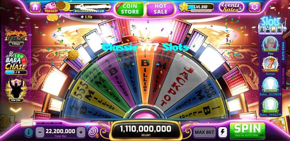 available types of Classic 777 Slots bet including pre-match live express and system bets